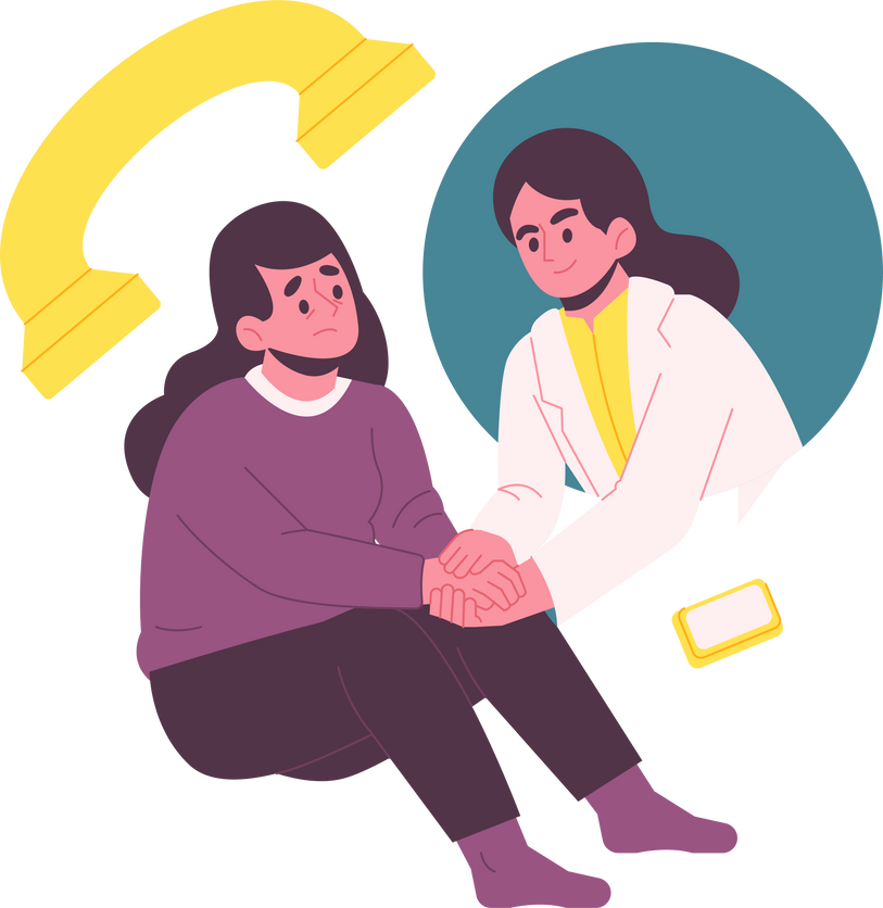 Woman Having a Therapy